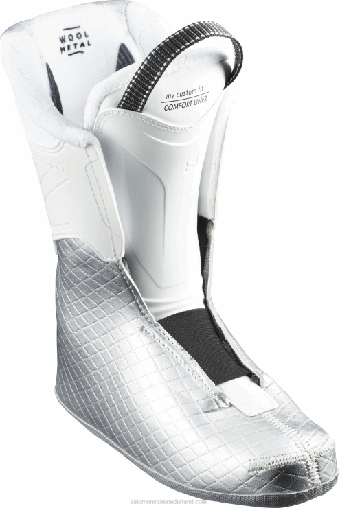 dames all mountain laarzen - qst toegang 70 Salomon 22DD81043 petrolblauw/wit/schietende zee