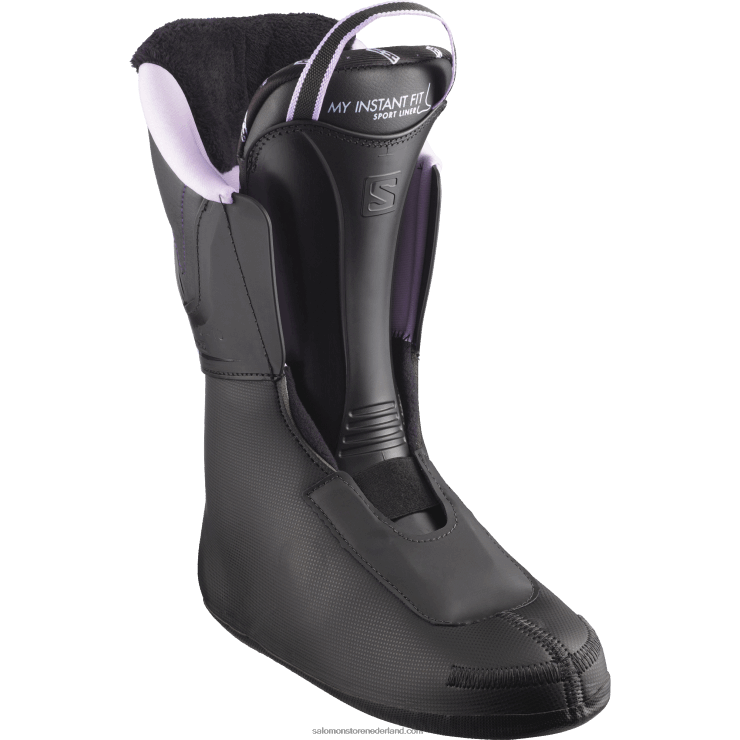 pisteschoenen voor dames - select hv 80 Salomon 22DD81290 zwart/lavendel/belluga
