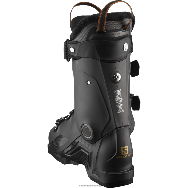 pisteski's voor dames - s/pro mv 90 Salomon 22DD81031 belluga metallic/zwart/koper metallic