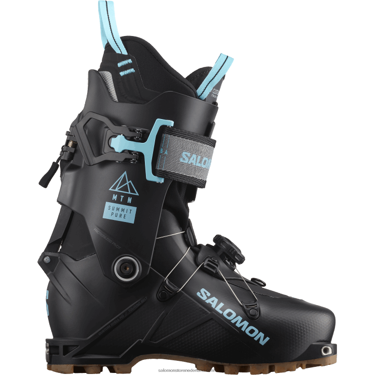 toerlaarzen voor dames - mtn summit pure Salomon 22DD81289 zwarte/regenachtige dag