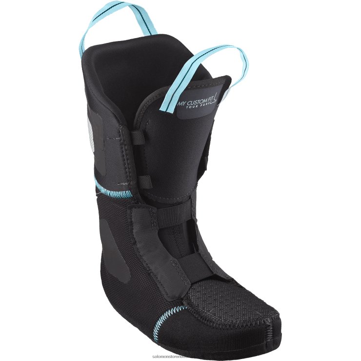 toerlaarzen voor dames - mtn summit pure Salomon 22DD81289 zwarte/regenachtige dag