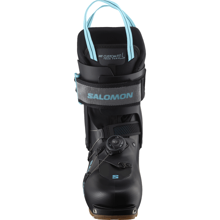 toerlaarzen voor dames - mtn summit pure Salomon 22DD81289 zwarte/regenachtige dag