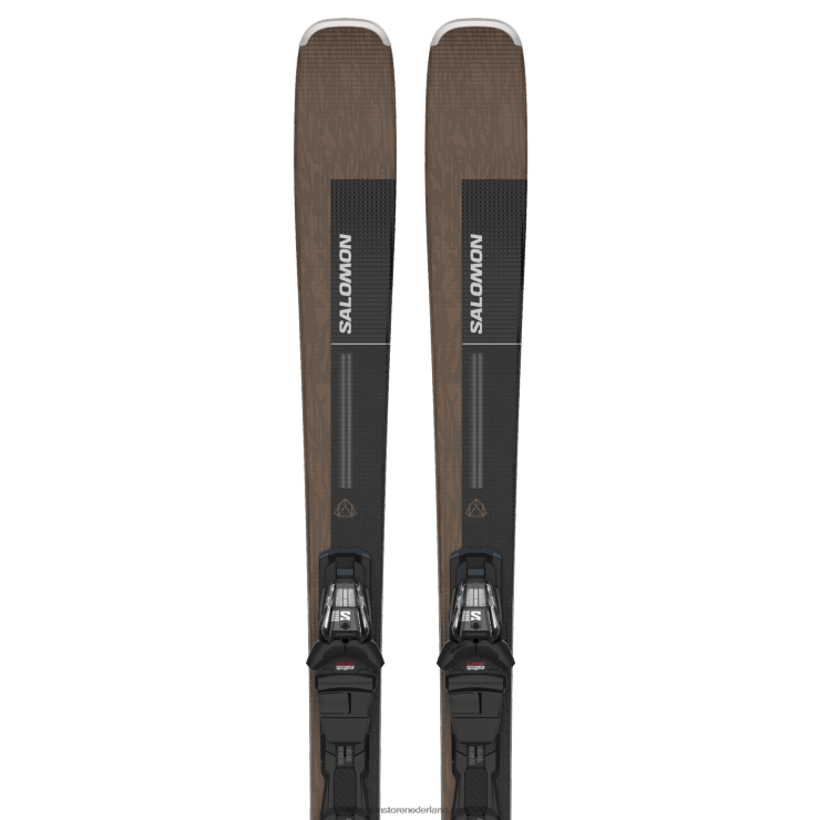 all-mountain skipakket dames - stand 84 (en m12) Salomon 22DD81021 otter/zwart/zilver metallic