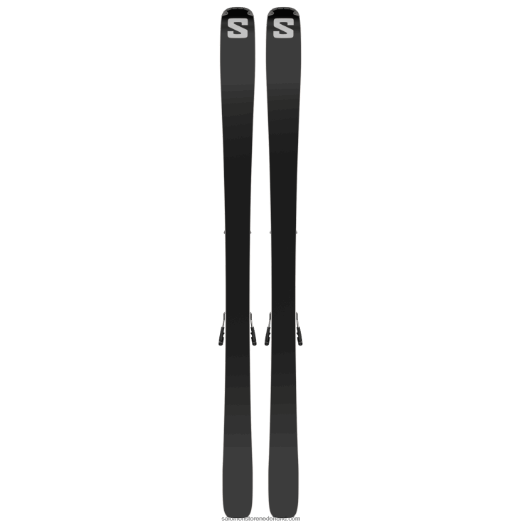 all-mountain skipakket dames - stand 84 (en m12) Salomon 22DD81021 otter/zwart/zilver metallic