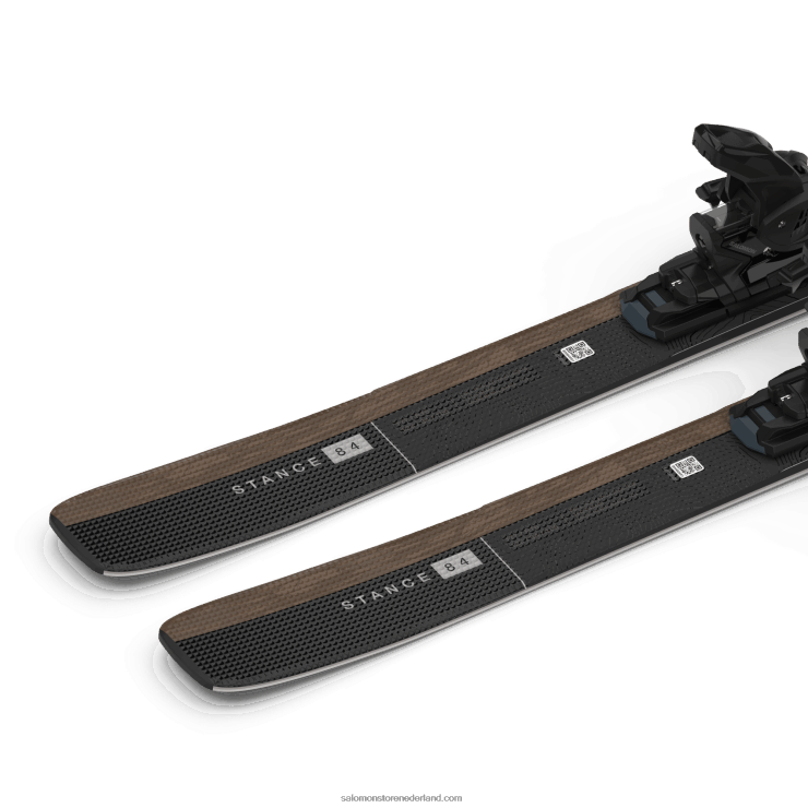 all-mountain skipakket dames - stand 84 (en m12) Salomon 22DD81021 otter/zwart/zilver metallic