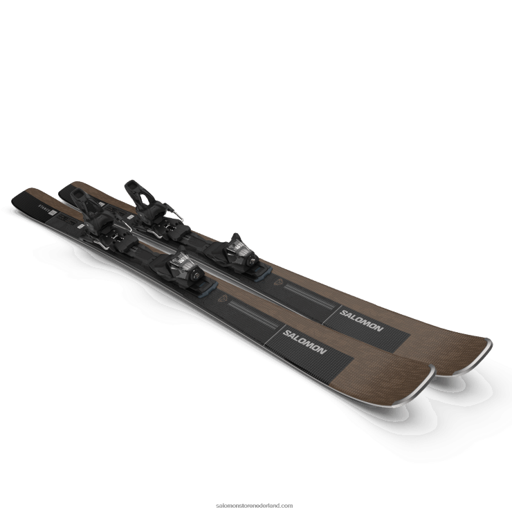 all-mountain skipakket dames - stand 84 (en m12) Salomon 22DD81021 otter/zwart/zilver metallic