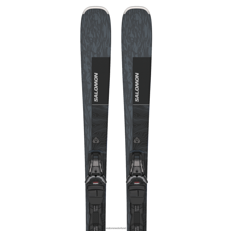 all-mountain skipakket voor dames - stand 80 (en m11) Salomon 22DD81026 beringzee metallic/zwart/zilver