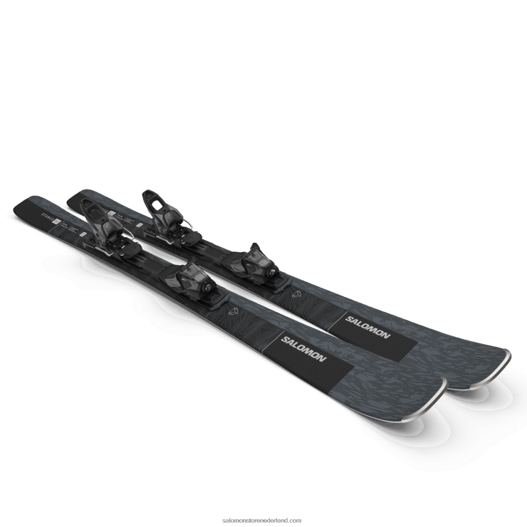 all-mountain skipakket voor dames - stand 80 (en m11) Salomon 22DD81026 beringzee metallic/zwart/zilver