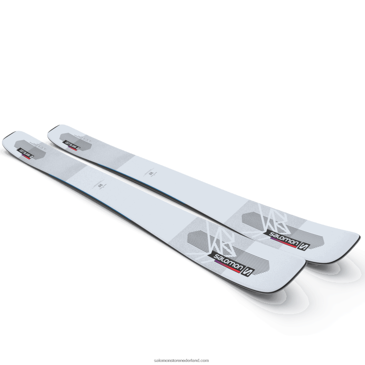 dames all-mountain ski's - qst blanco Salomon 22DD81000 illusieblauw/rood/procesblauw