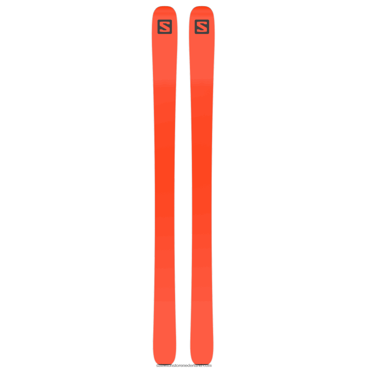 dames all mountain ski's - stand 102 Salomon 22DD81017 zwart rood