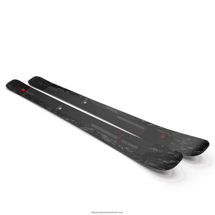 dames all mountain ski's - stand 102 Salomon 22DD81017 zwart rood