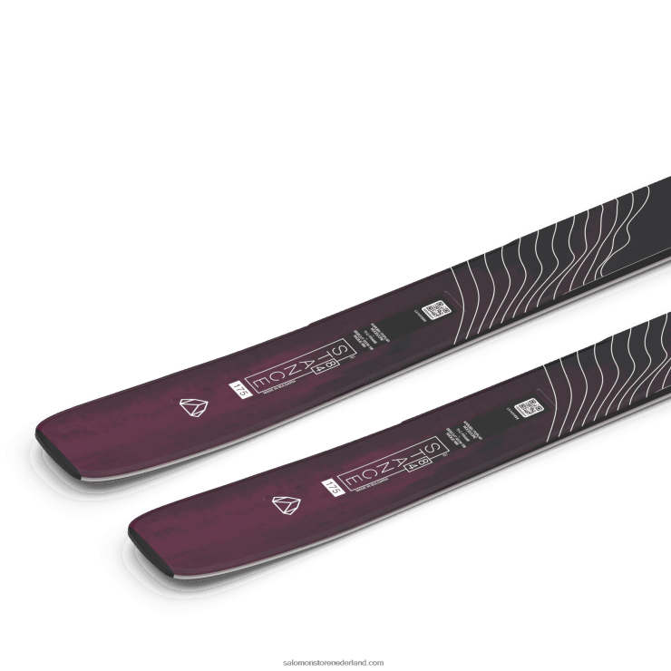 dames all mountain ski's - stand 84 Salomon 22DD81003 zwart/bordeaux