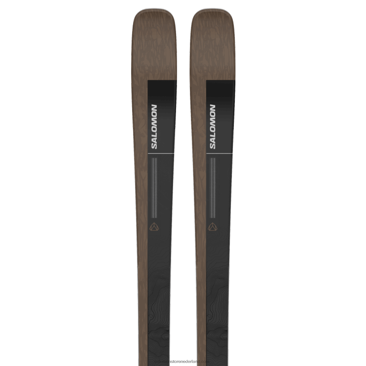 dames all mountain ski's - stand 84 Salomon 22DD81020 otter/zwart/zilver metallic