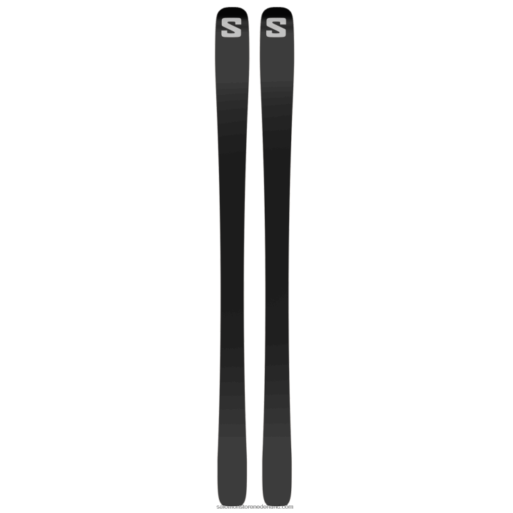 dames all mountain ski's - stand 84 Salomon 22DD81020 otter/zwart/zilver metallic