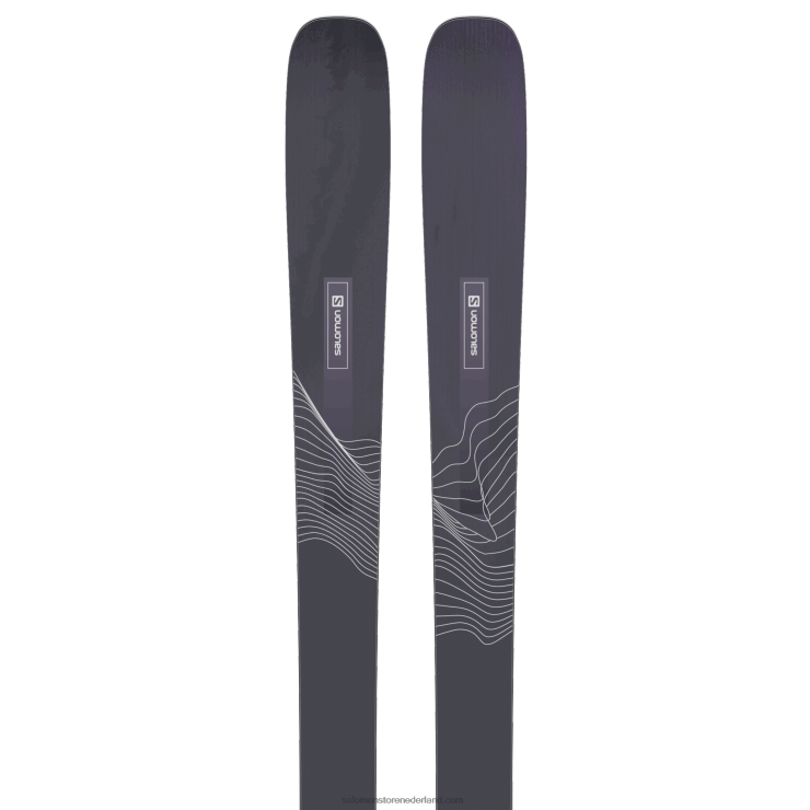 dames all mountain ski's - stand 88 Salomon 22DD81004 zwart