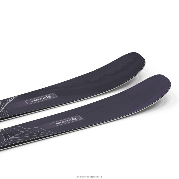 dames all mountain ski's - stand 88 Salomon 22DD81004 zwart