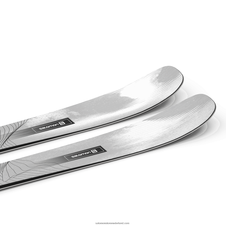 dames all mountain ski's - stand 94 Salomon 22DD81002 wit Zwart