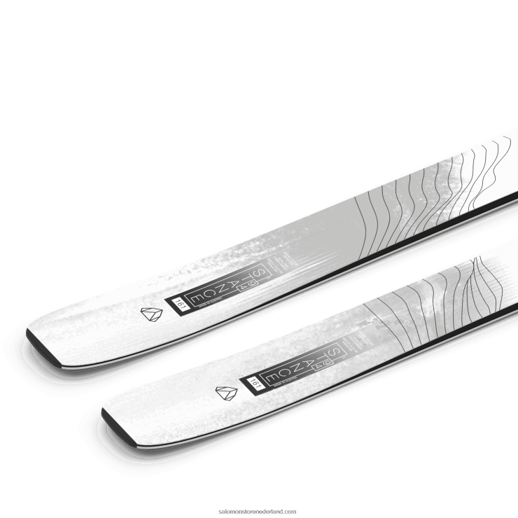 dames all mountain ski's - stand 94 Salomon 22DD81002 wit Zwart