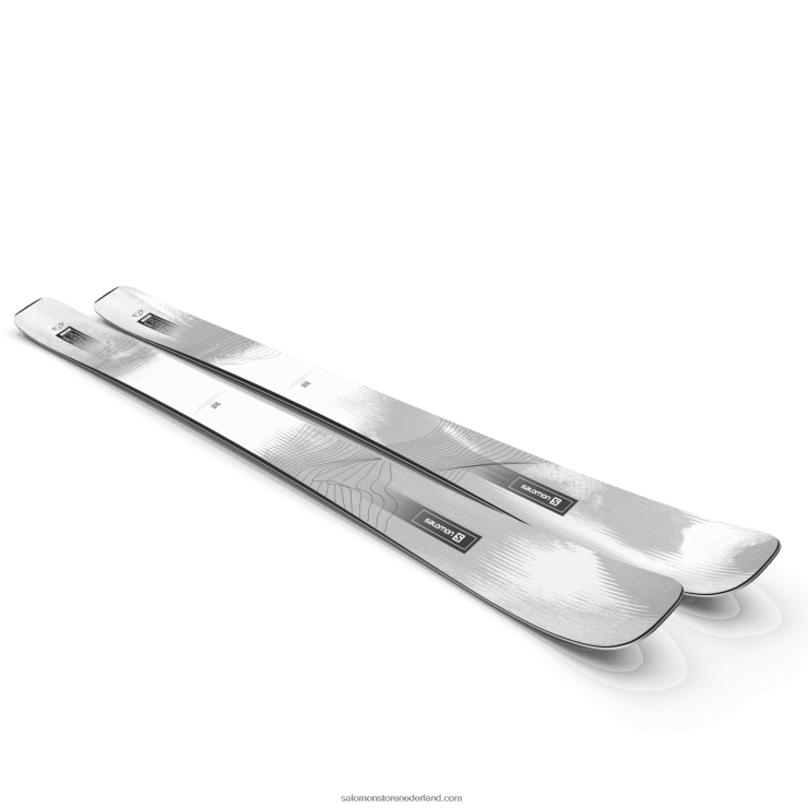 dames all mountain ski's - stand 94 Salomon 22DD81002 wit Zwart