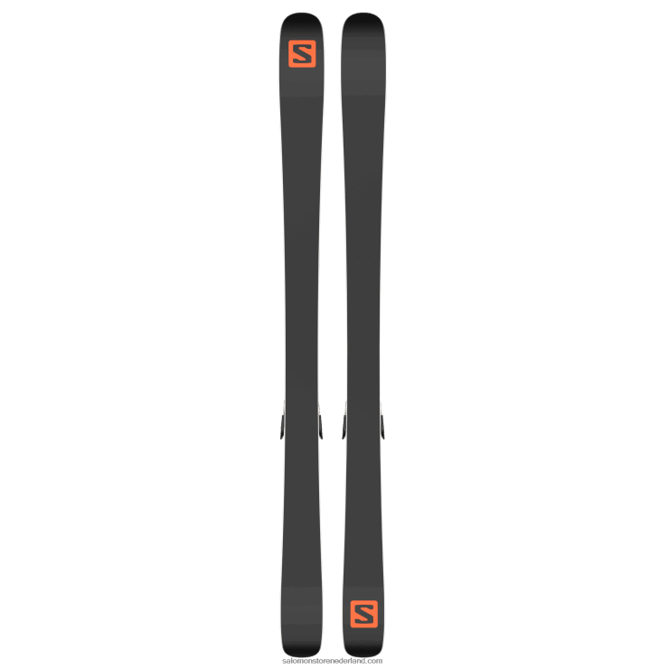 freestyle skipakket dames - qst spark (en m10) Salomon 22DD81018 storm grijs/zwart/vlam