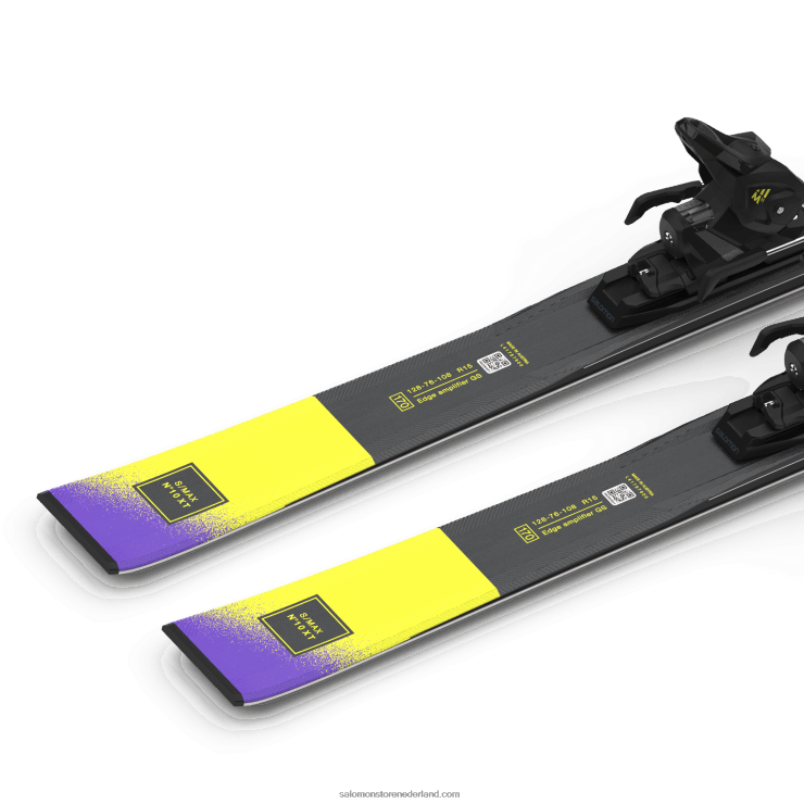 pakket pisteski dames - s/max n 10 xt (en m11) Salomon 22DD81013 zwart/zuurgroen/schemeringspaars