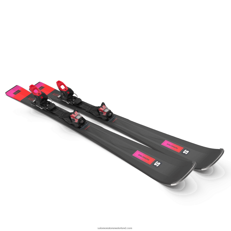 pakket pisteski dames - s/max n 6 xt (en m10) Salomon 22DD81022 zwart/rood/suikerpruim