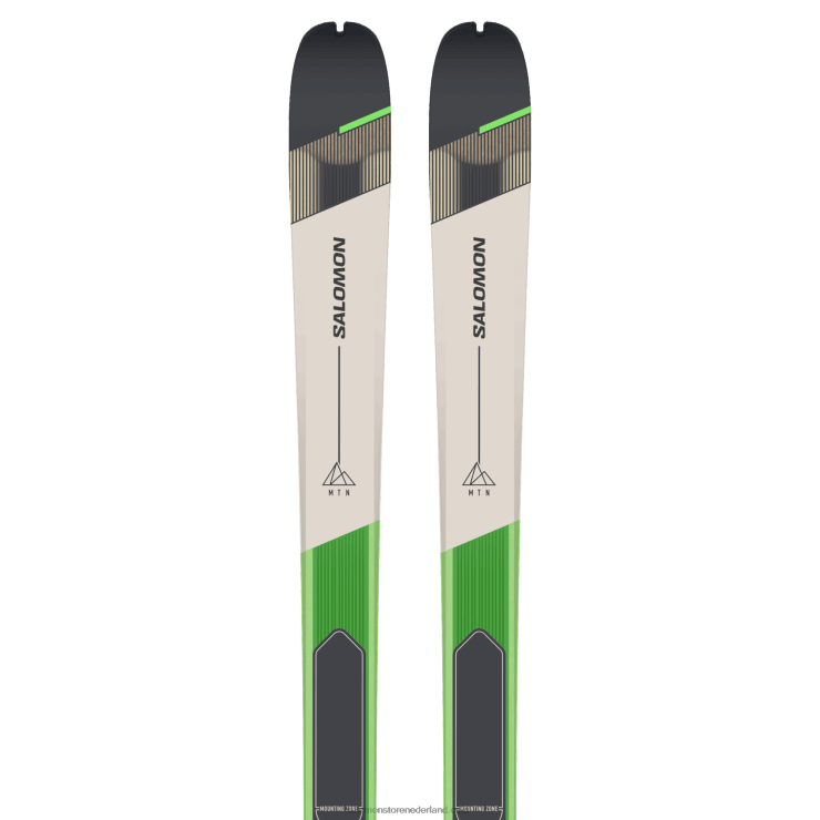 toerski's voor dames - mtn 86 pro Salomon 22DD81010 pastel neon groen 1/regenachtige dag/zwart