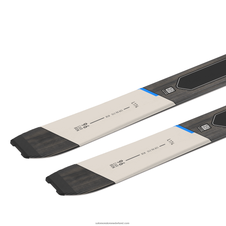 toerski's voor dames - mtn 96 carbon Salomon 22DD81005 regenachtige dag/proces blauw/zwart