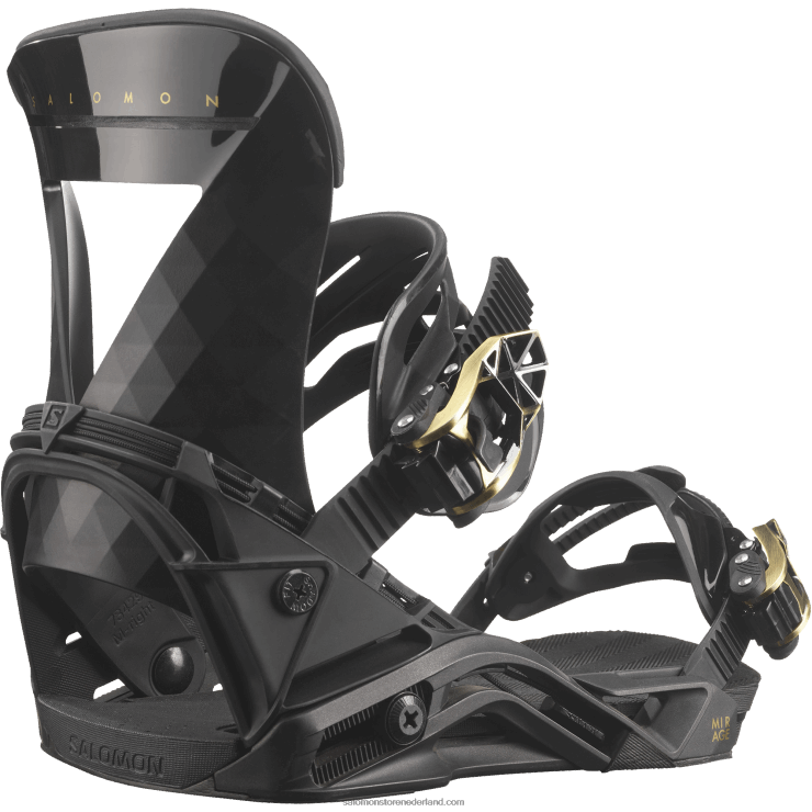 snowboardbindingen voor dames - luchtspiegeling Salomon 22DD81325 zwart