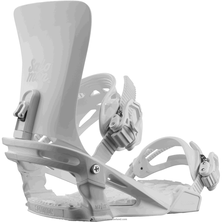 snowboardbindingen voor dames - nesta Salomon 22DD81329 wit