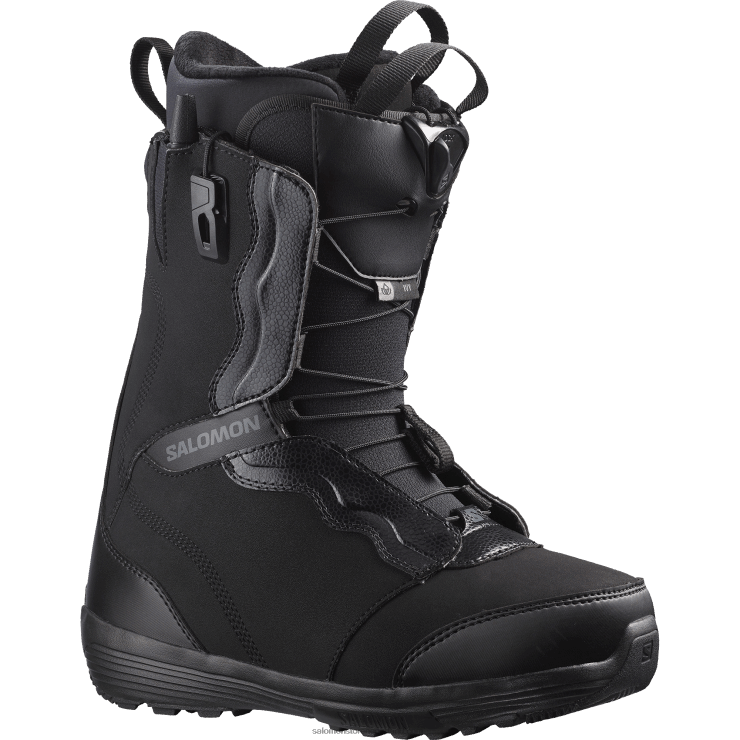 snowboardschoenen voor dames - klimop Salomon 22DD81323 zwart/asfalt