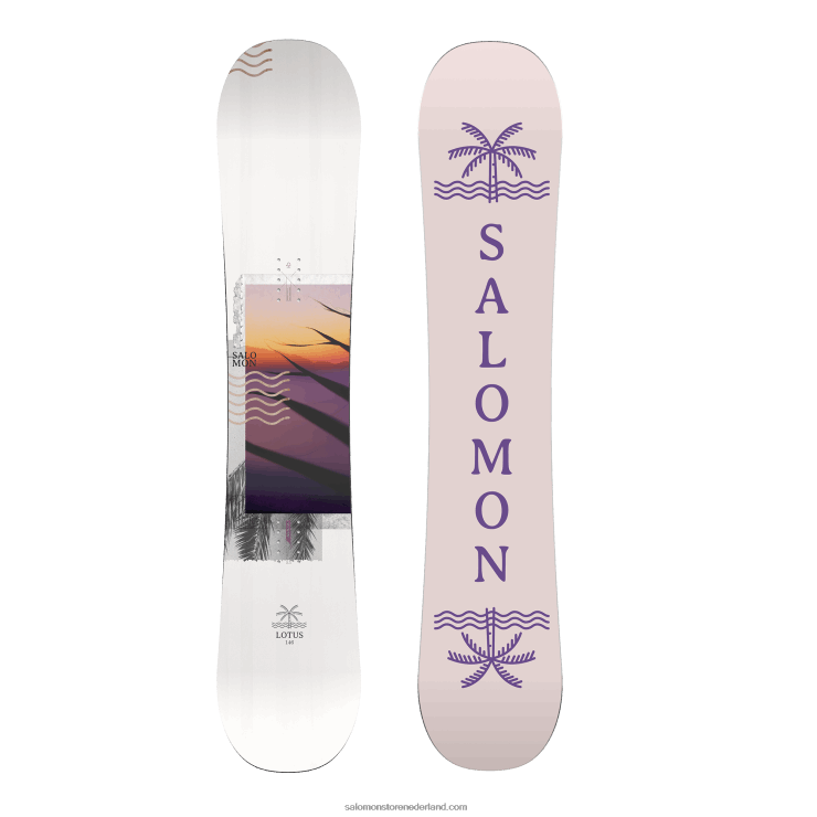 allmountain snowboard voor dames - lotus Salomon 22DD81309