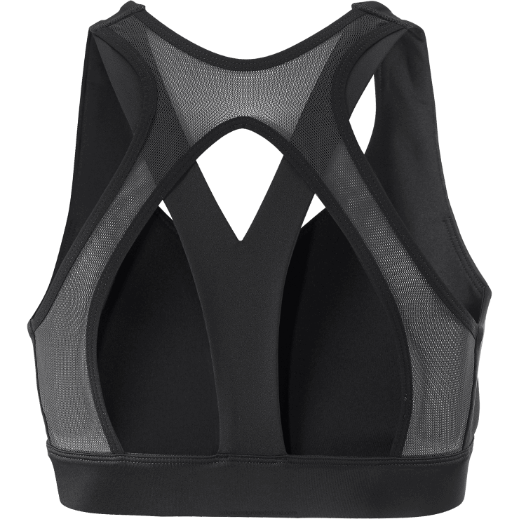 sportbeha voor dames - cross run Salomon 22DD8936 diep zwart