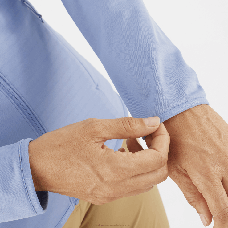 tussenlaagjack met volledige rits voor dames - essentieel lichtwarm Salomon 22DD8863 engels landhuis