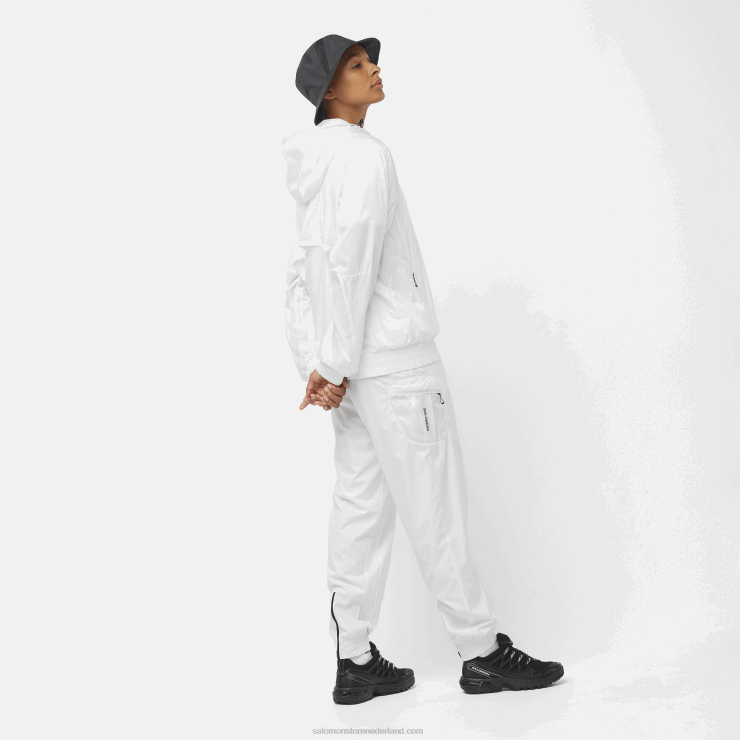 dames windjack - equipe Salomon 22DD8833 wit/diep zwart
