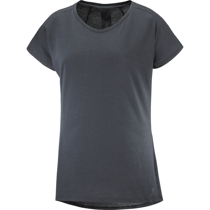 dames T-shirt met korte mouwen - essentieel gevormd Salomon 22DD8893 ebbehout