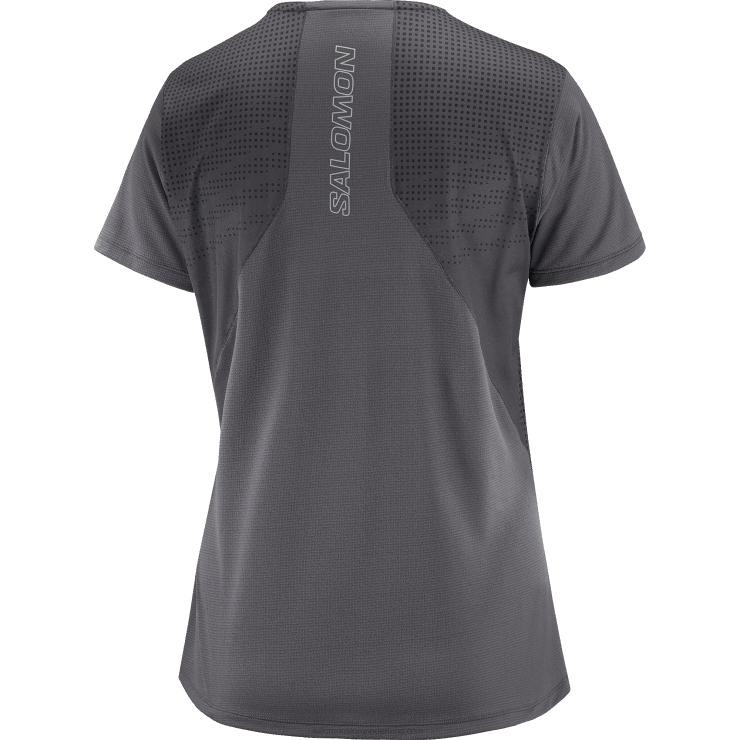 dames T-shirt met korte mouwen - sense aero Salomon 22DD8929 periscoop/diep zwart