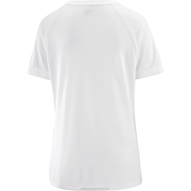 dames t-shirt met korte mouwen - equipe Salomon 22DD8922 wit