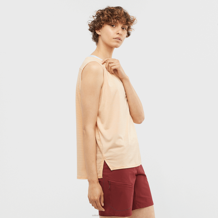 dames tanktop - overzicht zomer Salomon 22DD8926 abrikozen ijs