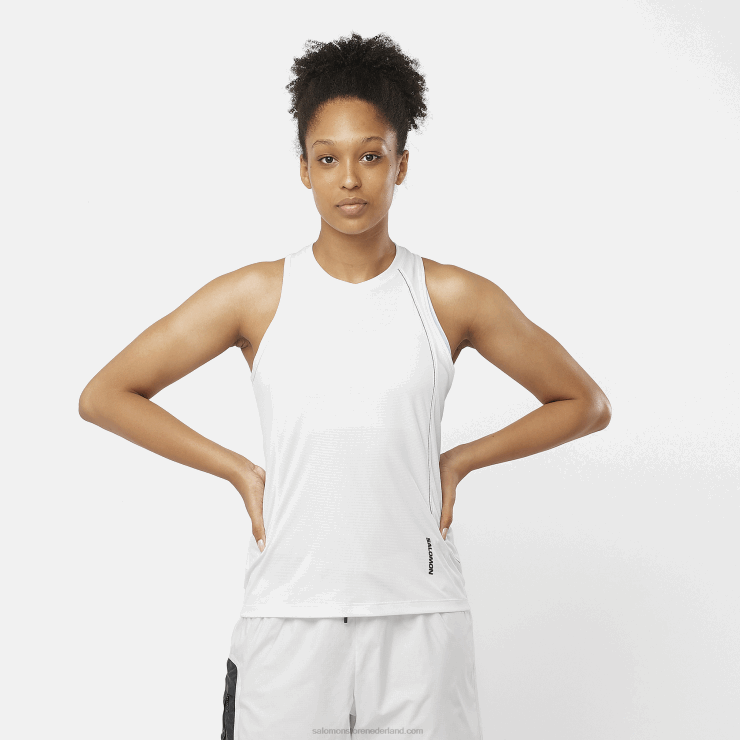 damestank - uitrusting Salomon 22DD8907 wit