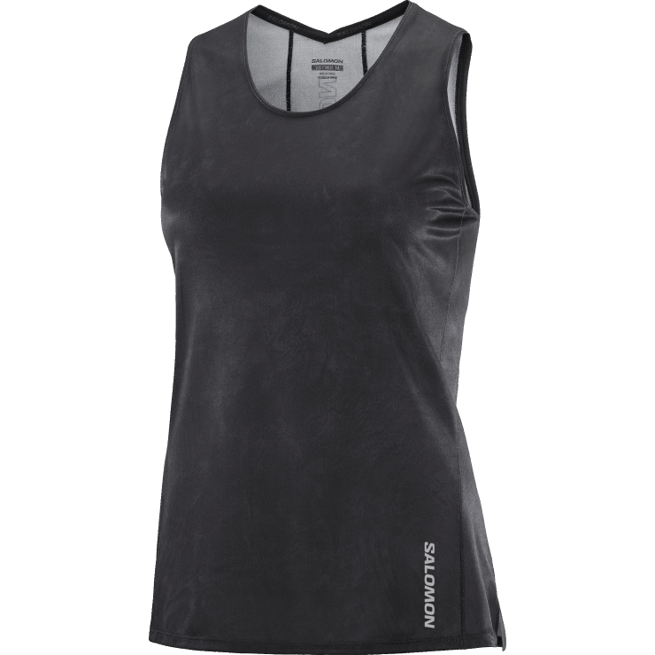 tanktop voor dames - sense aero Salomon 22DD8905 periscoop/diep zwart